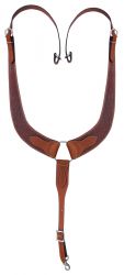 Showman Basketweave tooled pulling collar